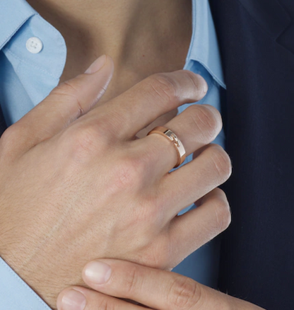 [Super Jewellery]ALLIANCE LIENS VIDENCE 4MM RING