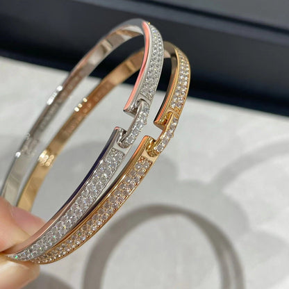 [Super Jewellery]LIENS VIDENCE DIAMOND PAVED BRACELET