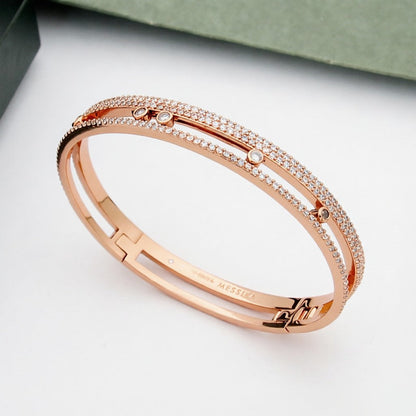 [Super Jewellery]Move Romane pavé bangle