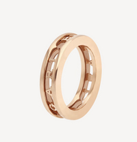 [Super]ZERO 1 ONE-BAND WITH OPENWORK LOGO SPIRAL RING