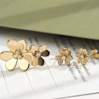 [Super Jewellery]CLOVER COMOS GOLD DIAMOND RING