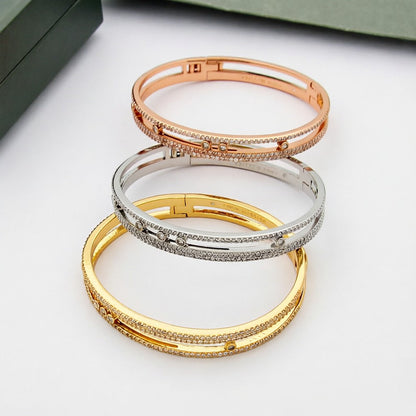 [Super Jewellery]Move Romane pavé bangle
