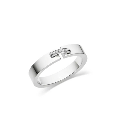 [Super Jewellery]ALLIANCE LIENS VIDENCE DIAMOND 4MM RING