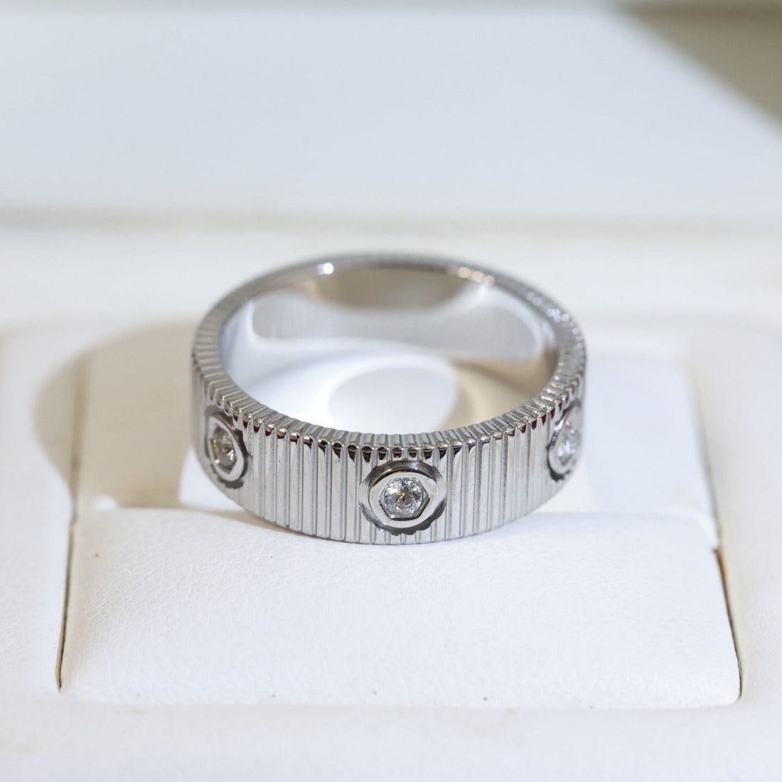 [Super CiCi]LOVE 6,5 MM UNLIMITED 6 DIAMANTEN-RING