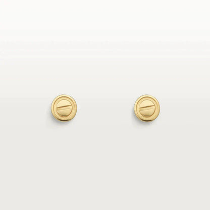 [Super Jewellery]LOVE EARRINGS GOLD 10MM