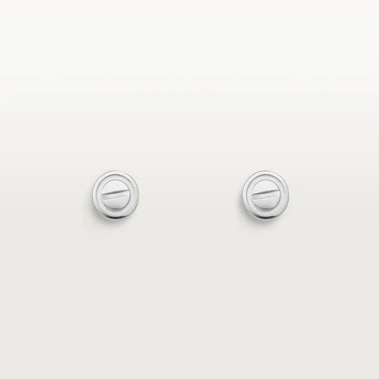 [Super Jewellery]LOVE EARRINGS SILVER 10MM