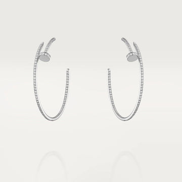 [Super CiCi ]JUSTE EARRINGS FULL DIAMONDS 1.8MM