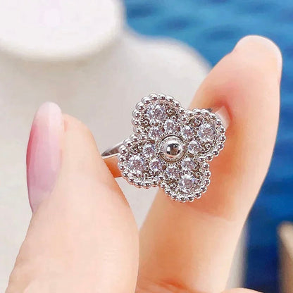 [Super Jewellery]CLOVER DIAMOND RING