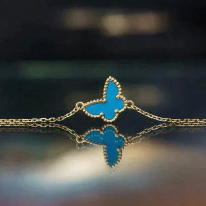 [Super Jewellery]BUTTERFLY TURQUOISE BUTTERFLY BRACELET