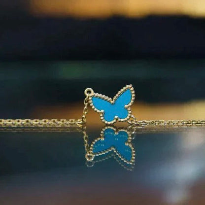 [Super Jewellery]BUTTERFLY TURQUOISE BUTTERFLY BRACELET