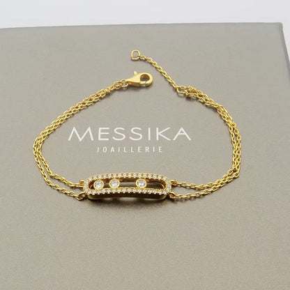 [Super Jewellery] Move Classique pavé bracelet