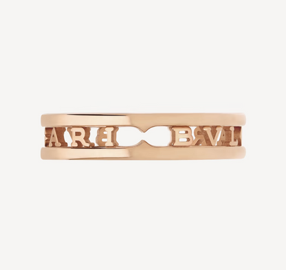 [Super]ZERO 1 ONE-BAND WITH OPENWORK LOGO SPIRAL RING