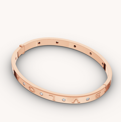 [Super]ZERO 1 PINK GOLD 12 DIAMONDS BRACELET