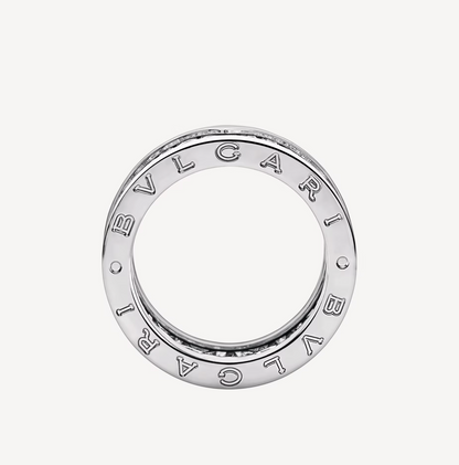 [Super]ZERO 1 WITH PAVED DIAMONDS ON THE SPIRAL RING
