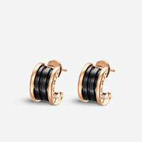 [Super]ZERO 1 PINK GOLD CERAMIC EARRINGS