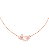 [Super Jewellery]FORCE 10 PINK GOLD DIAMOND NECKLACE