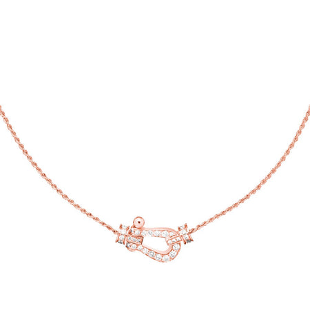 [Super Jewellery]FORCE 10 PINK GOLD DIAMOND NECKLACE
