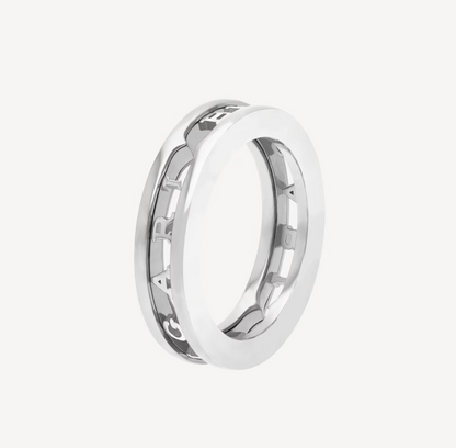 [Super]ZERO 1 ONE-BAND WITH OPENWORK LOGO SPIRAL RING