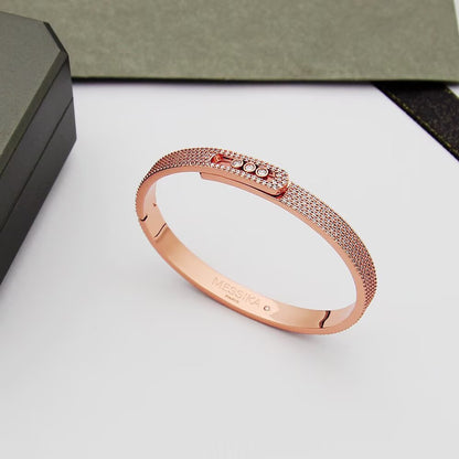 [Super Jewellery]Move Noa Full Pavé Diamond Bangle Bracelet