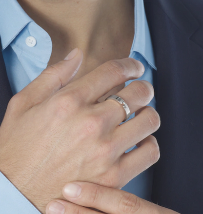 [Super Jewellery]ALLIANCE LIENS VIDENCE 4MM RING