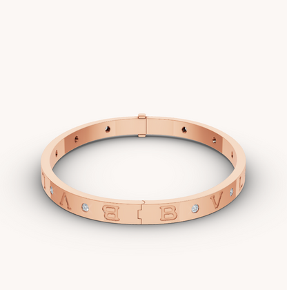 [Super]ZERO 1 PINK GOLD 12 DIAMONDS BRACELET