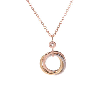 [Super CiCi ]TRINITY SILVER GOLD PINK GOLD NECKLACE