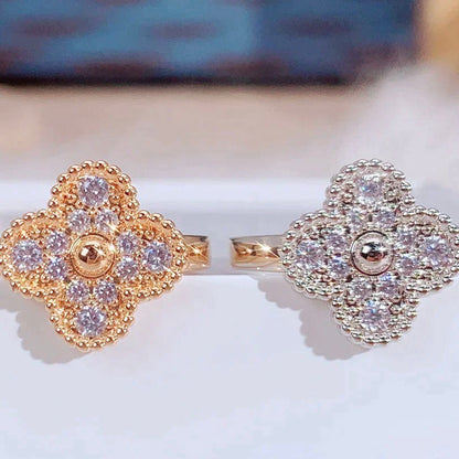 [Super Jewellery]CLOVER DIAMOND RING