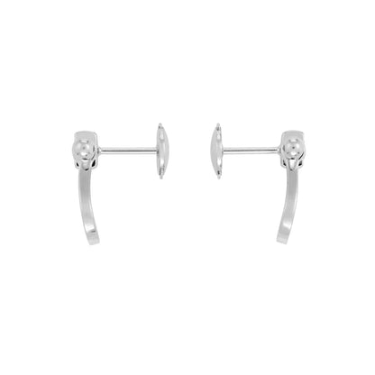 [Super Jewellery]FORCE 10 FULL DIAMOND STUD EARRINGS MINI MODEL