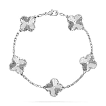 [Super Jewellery] CLOVER 5 MOTIF LASER BRACELET COLLECTION