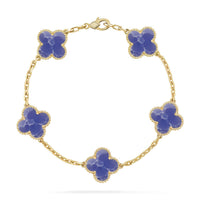 [Super Jewellery]CLOVER 5 MOTIF BLUE VEINS BRACELET COLLECTION