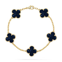 [Super Jewellery]CLOVER 5 MOTIF PIETERSITE BRACELET COLLECTION