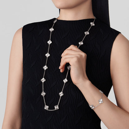 [Super Jewellery]CLOVER 20 MOTIFS  LASER SILVER