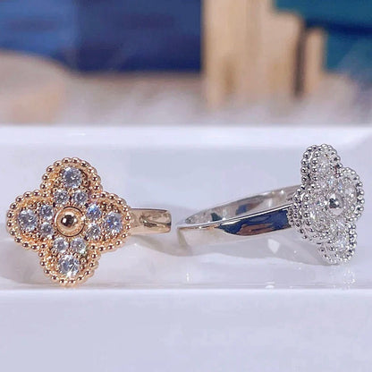 [Super Jewellery]CLOVER DIAMOND RING