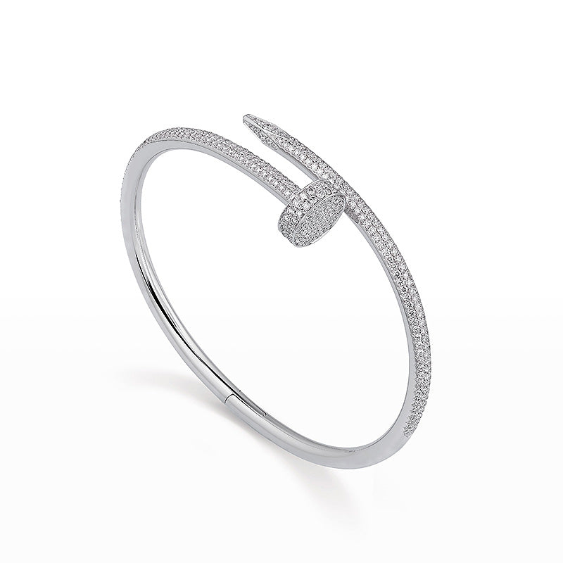 [Super Jewellery]JUSTE BRACELET 3.5MM ALL DIAMONDS