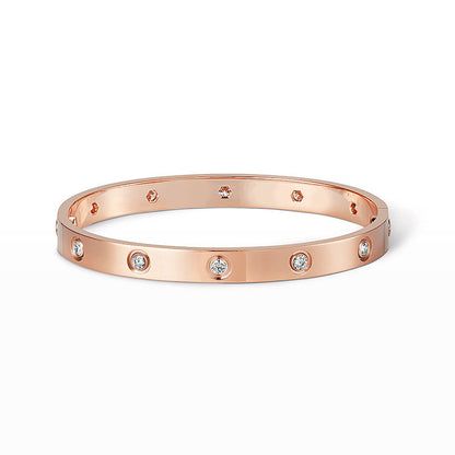 [Super Jewellery]LOVE BRACELET 6.1MM 10 DIAMONDS