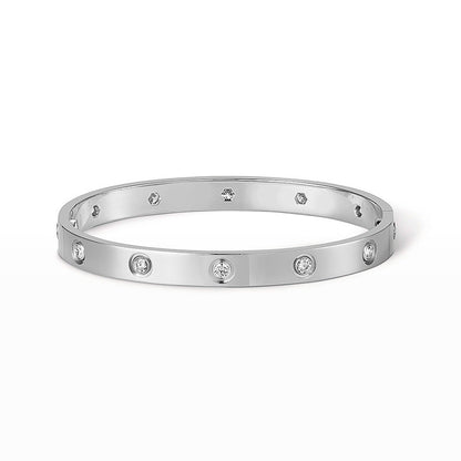 [Super Jewellery]LOVE BRACELET 6.1MM 10 DIAMONDS