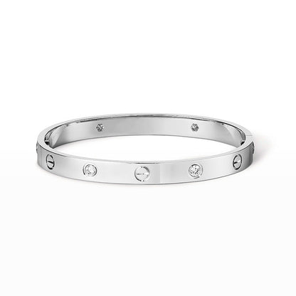 [Super Jewellery]LOVE BRACELET 6.1MM 4 DIAMONDS