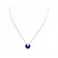 [Super Jewellery]AMULETTE ROSE GOLD AGATE NECKLACE