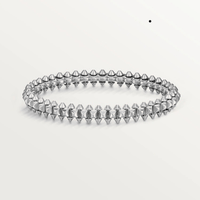 [Super Jewellery]CLASH SILVER BRACELET