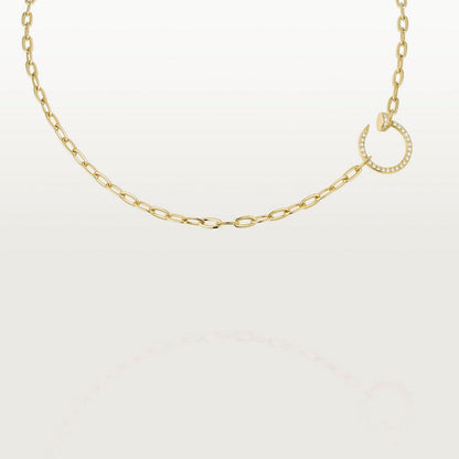 [Super Jewellery]JUSTE NECKLACE DIAMONDS
