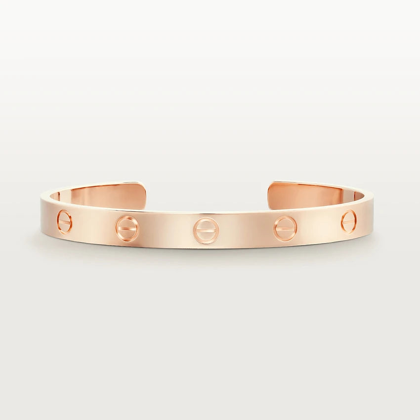 [Super Jewellery]LOVE BRACELET 6.1MM OPEN CUFF