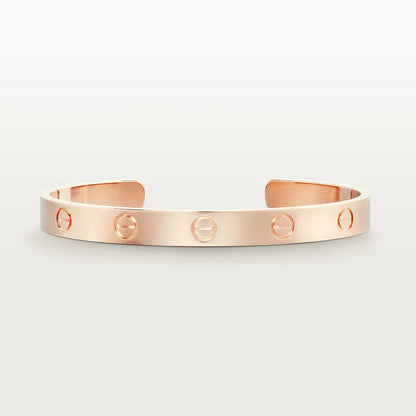[Super Jewellery]LOVE BRACELET 6.1MM OPEN CUFF