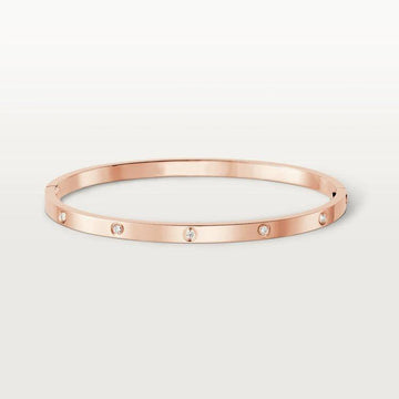 [Super CiCi ]LOVE ARMBAND 3,65 MM 10 DIAMANTEN