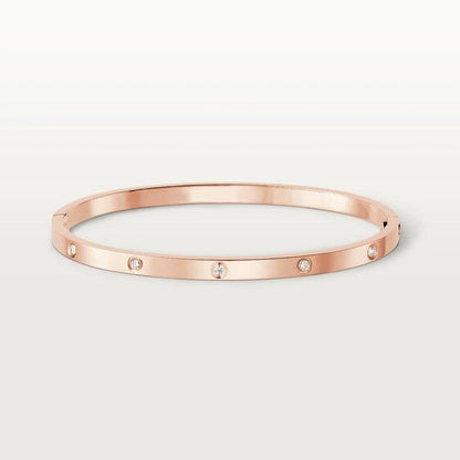 [Super Jewellery]LOVE BRACELET 3.65MM 10 DIAMONDS