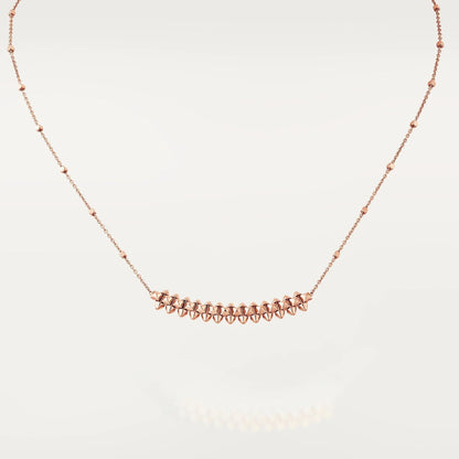 [Super Jewellery]CLASH PINK GOLD NECKLACE