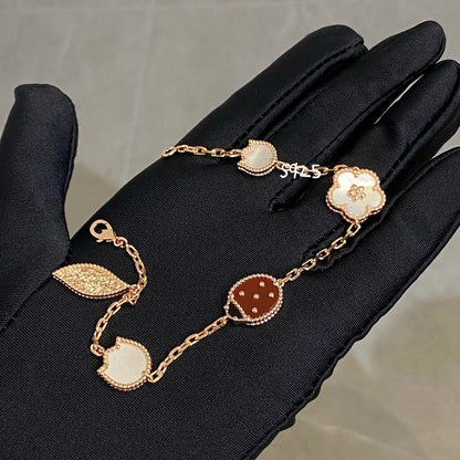 [Super Jewellery]LUCKY SPRING 5 MOTIF BRACELET