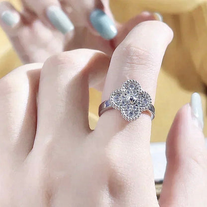 [Super Jewellery]CLOVER DIAMOND RING