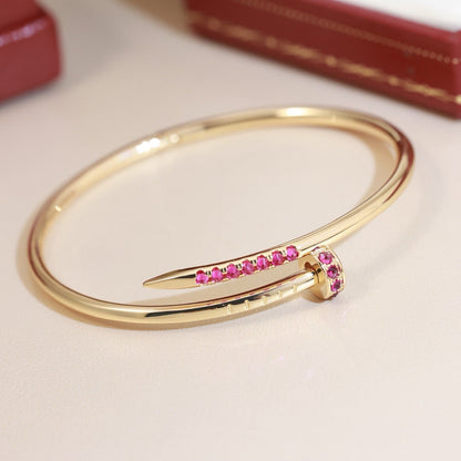 [Super Jewellery]JUSTE BRACELET 2.5MM DIAMONDS NEW