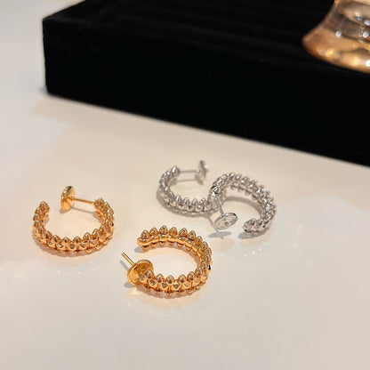 [Super Jewellery]CLASH SMALL HOOP EARRINGS