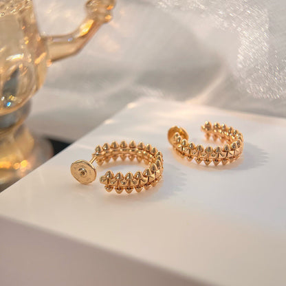 [Super Jewellery]CLASH SMALL HOOP EARRINGS